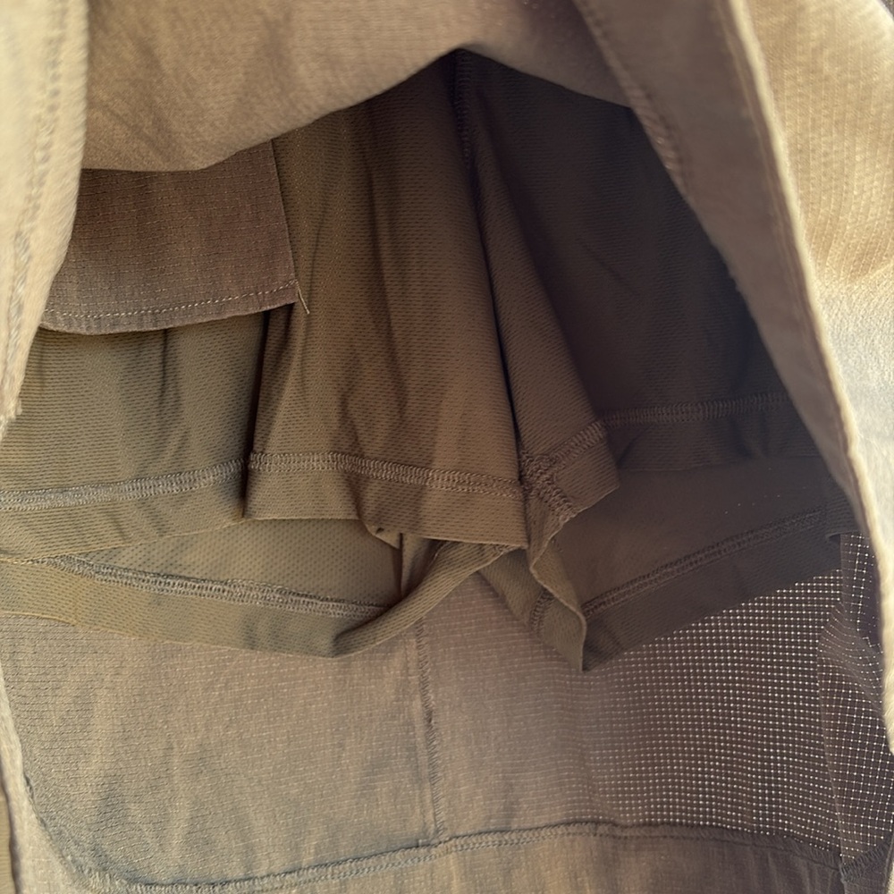 Duluth Trading Co. Olive Green Skirt with Elastic Waist. Size 14 - Picture 2 of 4